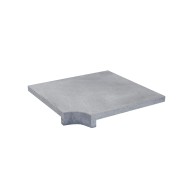 Bluestone Dropface Internal Corner Coping Paver - Honed 480 x 480mm