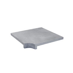 Bluestone Dropface Internal Corner Coping Paver - Honed 480 x 480mm