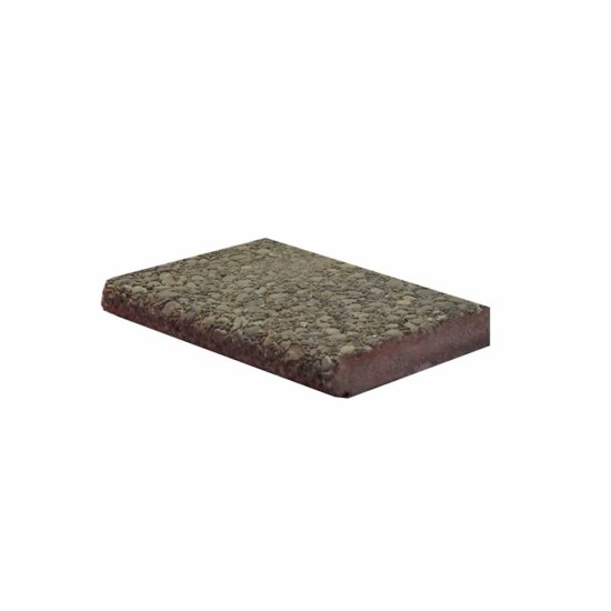 Concrete Bullnose Coping Paver - Exposed Aggregate 600 x 300mm Traditional