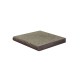 Concrete Bullnose Coping Paver - Honed 600 x 600mm Natural