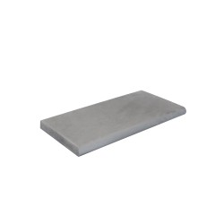 Concrete Bullnose Coping Paver - Sandy 600 x 300mm Coloured 