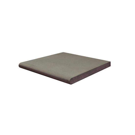 Concrete Bullnose Coping Paver - Sandy 300 x 300mm Coloured