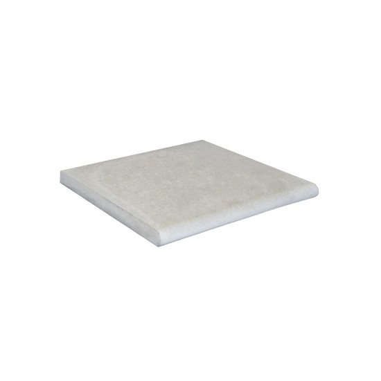 Concrete Bullnose Coping Paver - Sandy 500 x 500mm Natural