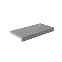 Granite Dropface Coping Paver - Flamed 600 x 300mm Grey