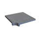 Granite Dropface Internal Corner Coping Paver - Flamed  480 x 480mm Grey