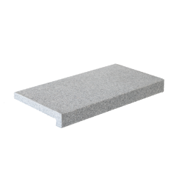 Granite Dropface Coping Paver - Flamed 600 x 300mm White