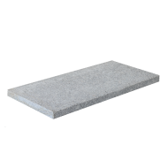 Granite Pencil Edge Coping Paver - Flamed 600 x 300mm White