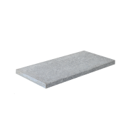 Granite Pencil Edge Coping Paver - Flamed 600 x 300mm White