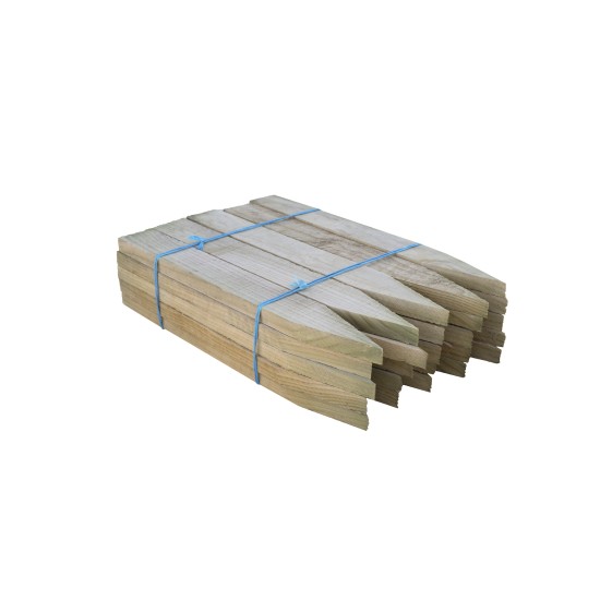 Timber Pegs 75 x 25 x 600mm - 25 Pack