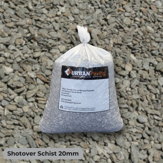 Shotover Schist 25-40mm - 20L Bag Shotover Schist 25-40mm - 20L Bag
