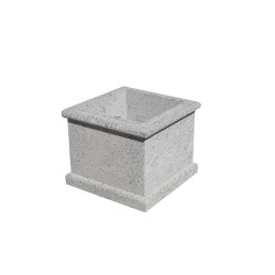 Concrete Planter Square Large - Exposed Aggregate Classic