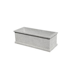 Concrete Planter Long Trough - Exposed Aggregate Classic