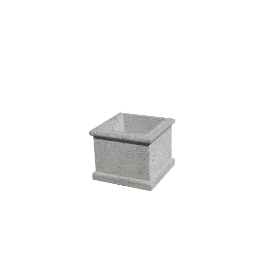 Concrete Planter Square Small - Exposed Aggregate Classic