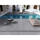 Porcelain Arris Edge Coping Paver - 600 x 600mm Platinum