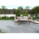 Porcelain Arris Edge Coping Paver - 600 x 600mm Marble Grey