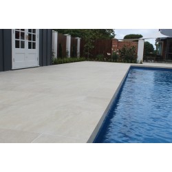Porcelain Paver - 600 x 600mm Ivory Quartz 