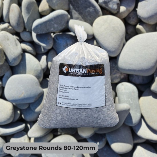 Greystone Round Stones 80-120mm - Bag