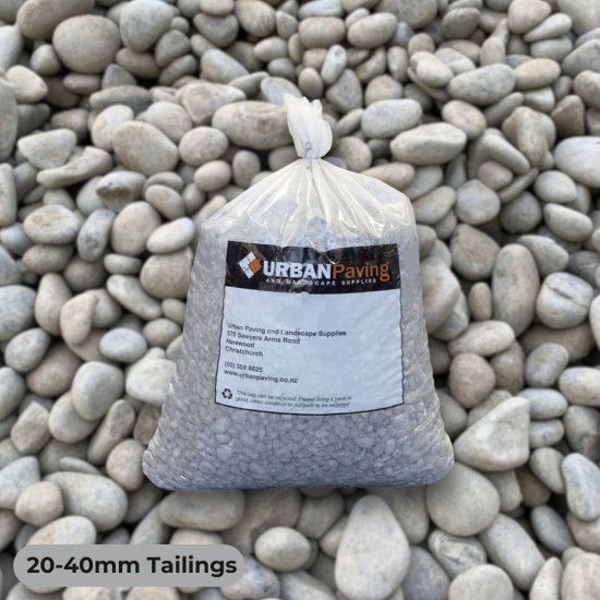 Greystone Round Stones 20-40mm - 20L Bag
