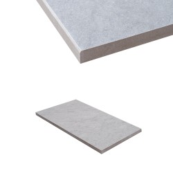Porcelain Arris Edge Coping Paver - 600 x 300mm Marble Grey