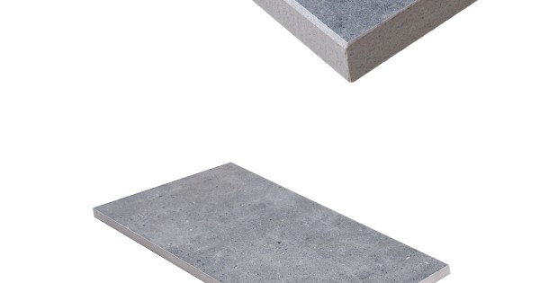 porcelain, arris, edge, coping, paver, 600, 300mm, riverstone, paving