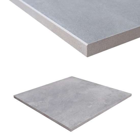 Porcelain Arris Edge Coping Paver - 600 x 600mm Slate