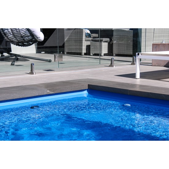 Bluestone Dropface External Corner Coping Paver - 400 x 400mm