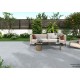 Porcelain Dropface Coping Paver - 600 x 400mm Marble Grey
