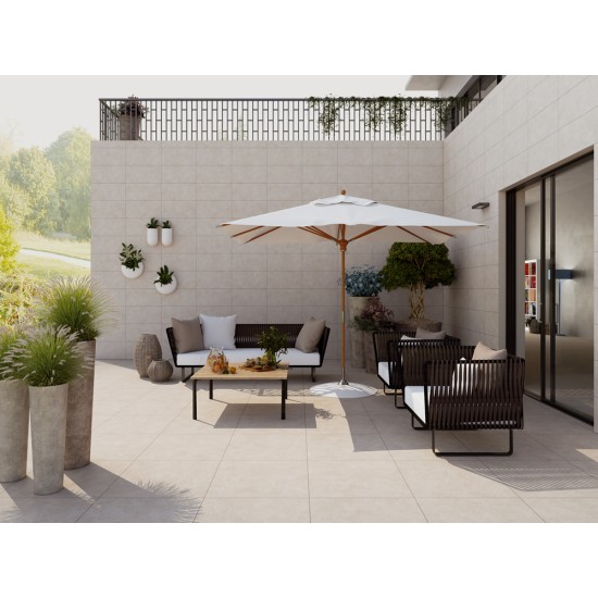 Porcelain Dropface Coping Paver - 600 x 400mm Sandbar