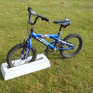 concrete bike stand